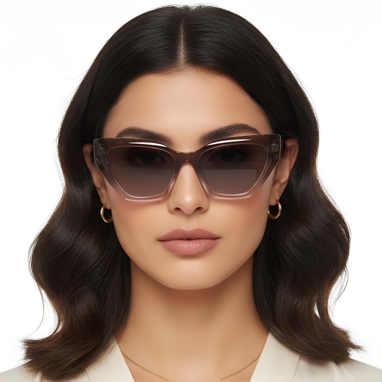 BS2503-0028_Brown_Butterfly_Plastic_Sunglasses_model