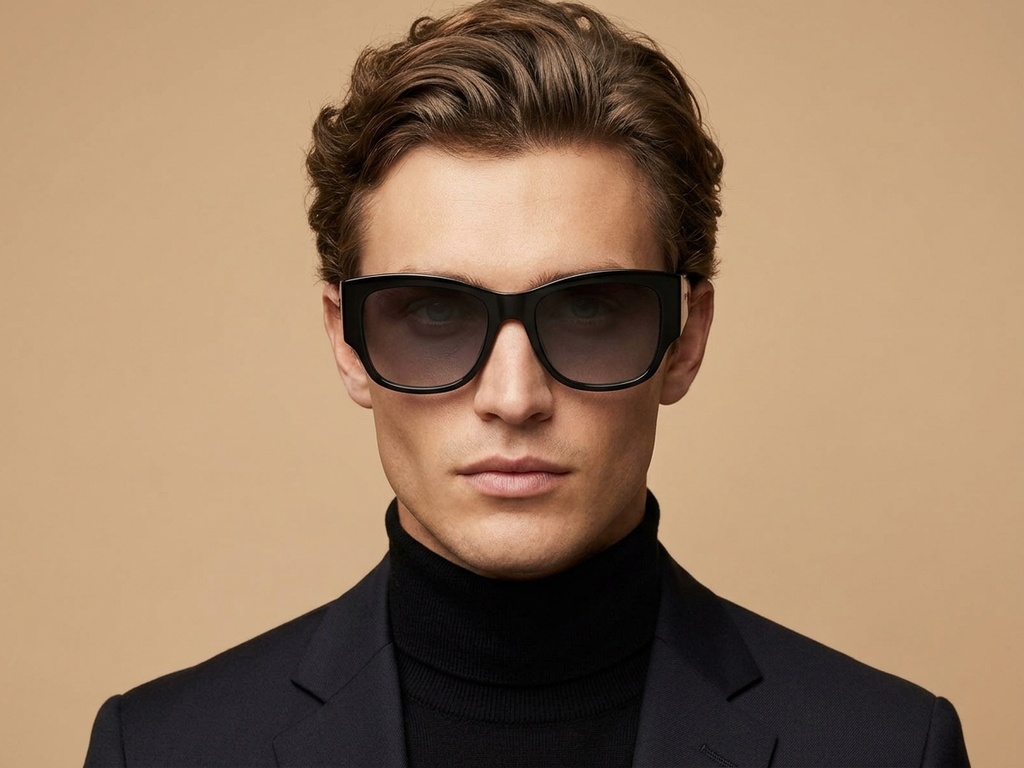 BS2503-0031_Black_Butterfly_Plastic_Sunglasses-tryon_male