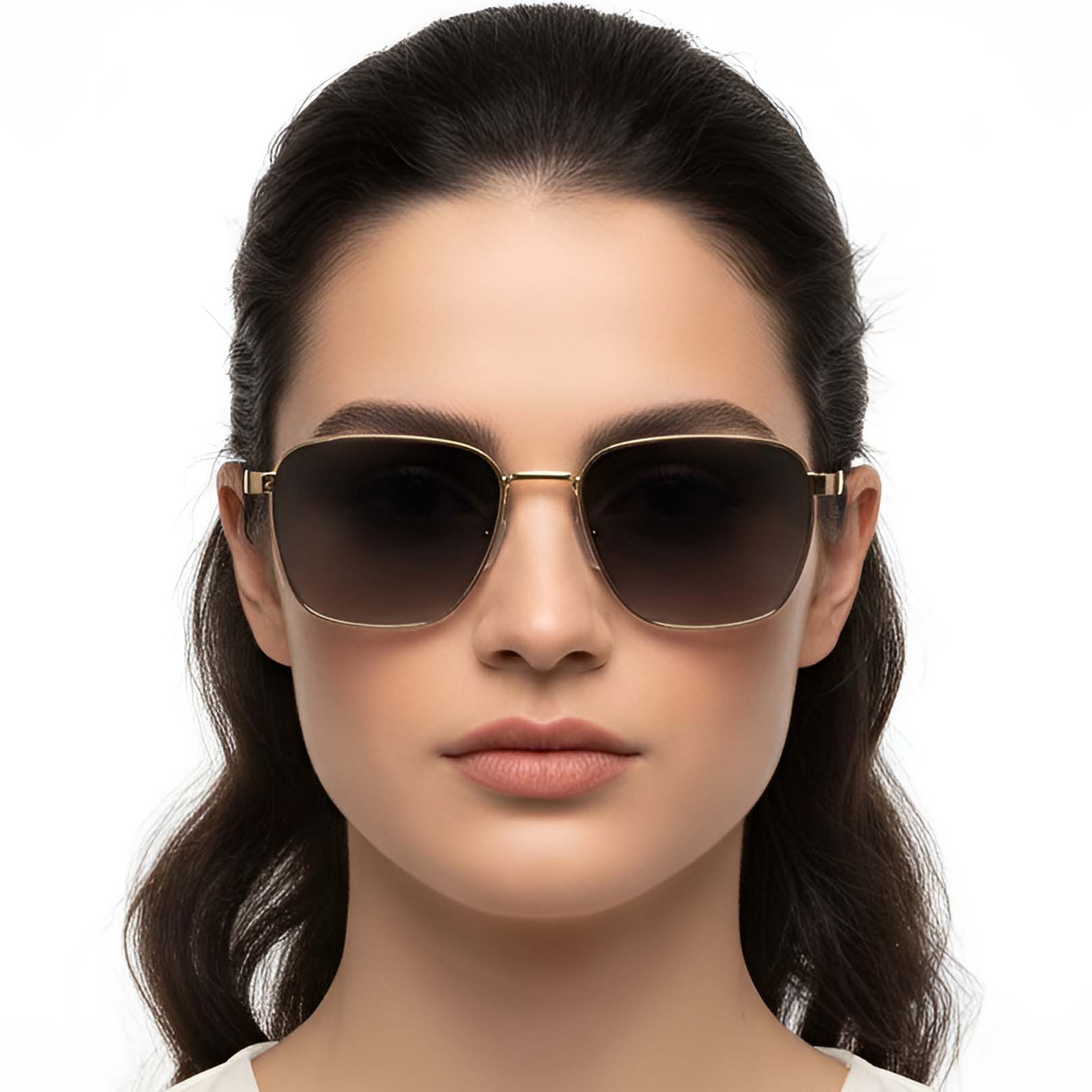 BS2503-0041_Golden_Rectangular_Metal_Sunglasses_model