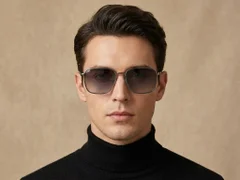 BS2503-0043_Grey_Rectangular_Metal_Sunglasses_corner-tryon_male