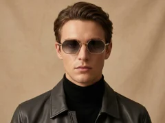 BS2503-0044_Golden_Geometric_Metal_Sunglasses-tryon_male