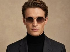 BS2503-0045_Brown_Geometric_Metal_Sunglasses-tryon_male