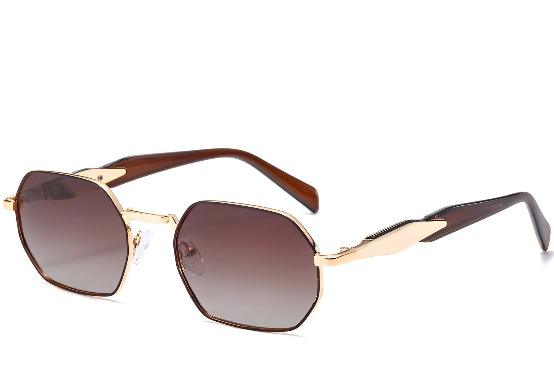 BS2503-0045_Brown_Geometric_Metal_Sunglasses_corner