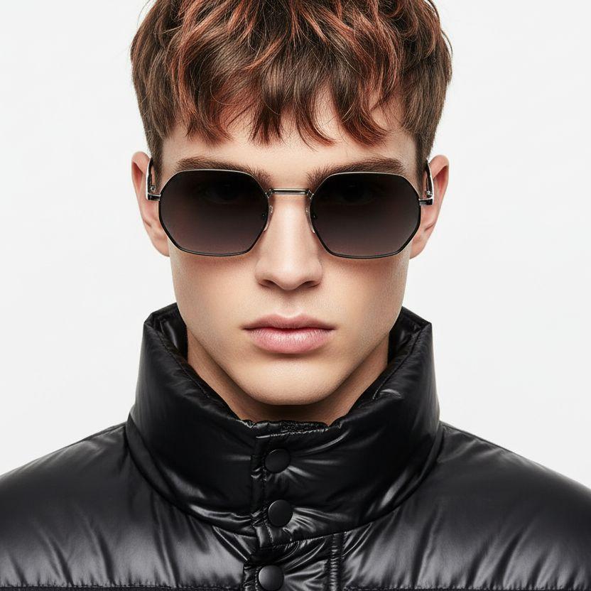 bs2503-0046_black_geometric_metal_sunglasses_model