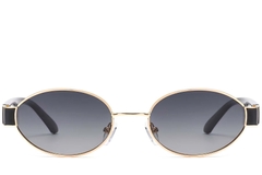 BS2503-0047_Golden_Oval_Metal_Sunglasses_front