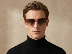 BS2503-0053_Golden_Geometric_Metal_Sunglasses-tryon_male