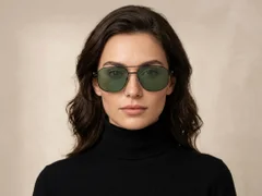 BS2503-0055_Black_Aviator_Metal_Sunglasses-tryon_female