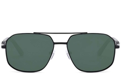 BS2503-0055_Black_Aviator_Metal_Sunglasses_front