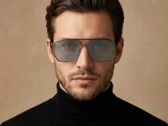 BS2503-0057_Grey_Aviator_Metal_Sunglasses-tryon_male