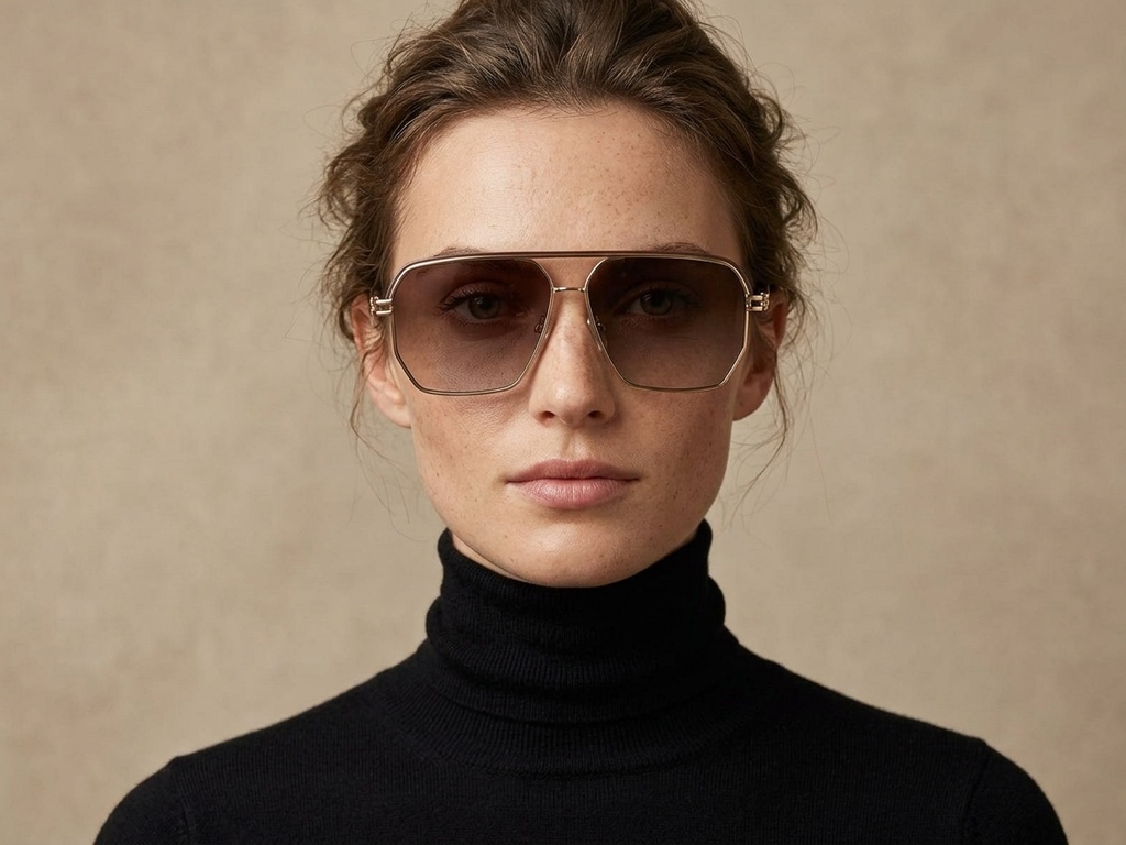 BS2503-0058_Golden_Aviator_Metal_Sunglasses-tryon_female