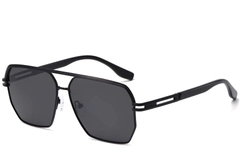 Aviator Black Metal Sunglasses #BS2503-0059