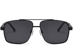 BS2503-0060_Black_Aviator_Metal_Sunglasses_front