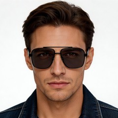 bs2503-0060_black_aviator_metal_sunglasses_model