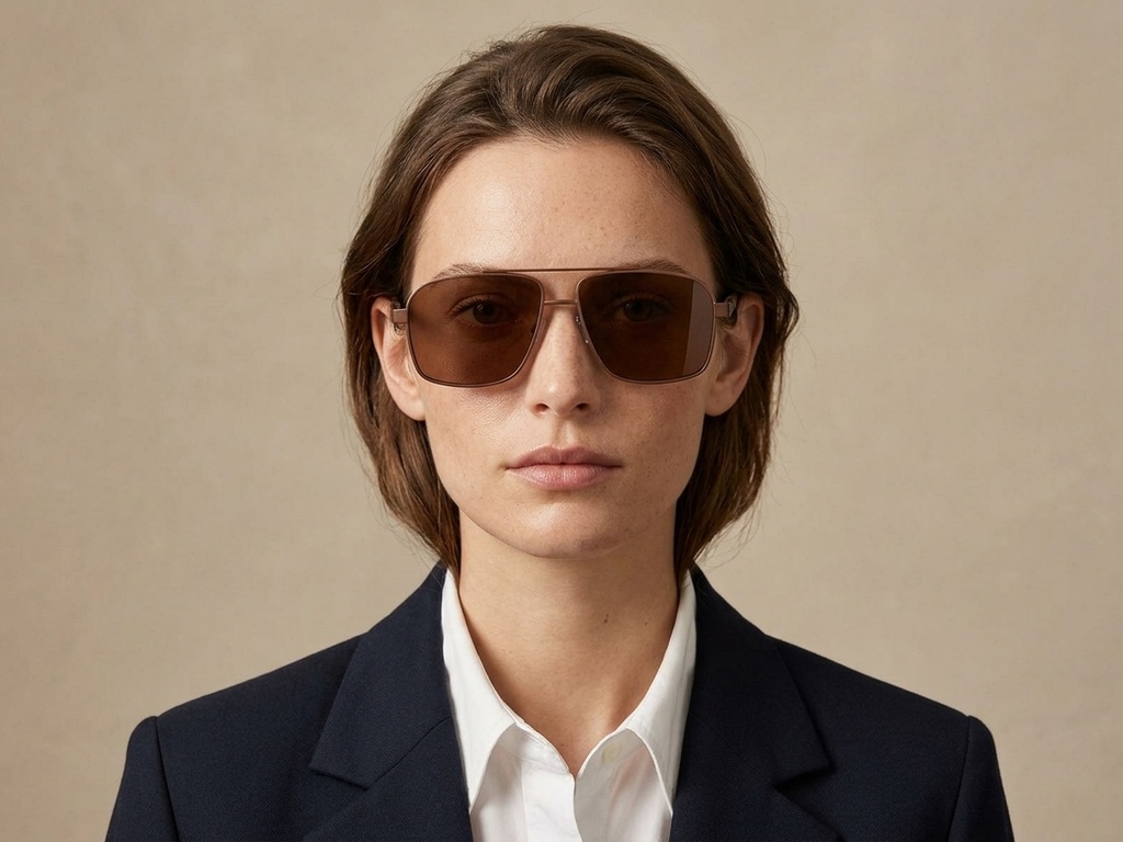 BS2503-0061_Copper_Aviator_Metal_Sunglasses-tryon_female