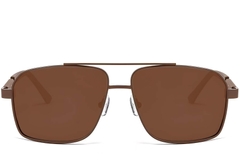 BS2503-0061_Copper_Aviator_Metal_Sunglasses_front