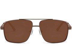 BS2503-0061_Copper_Aviator_Metal_Sunglasses_front
