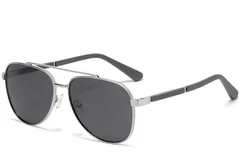 BS2503-0063_Silver_Aviator_Metal_Sunglasses_corner