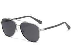 BS2503-0063_Silver_Aviator_Metal_Sunglasses_corner