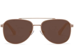 BS2503-0064_Copper_Aviator_Metal_Sunglasses_front