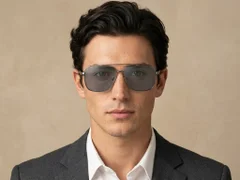 BS2503-0065_Grey_Aviator_Metal_Sunglasses-tryon_male