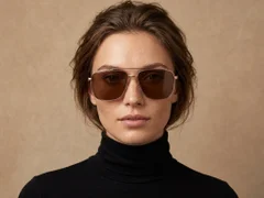 BS2503-0067_Copper_Aviator_Metal_Sunglasses-tryon_female