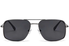 BS2503-0068_Grey_Aviator_Metal_Sunglasses_front