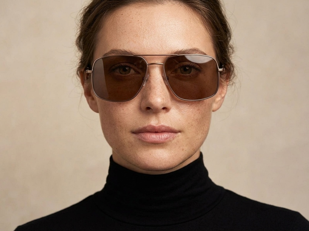 BS2503-0070_Copper_Aviator_Metal_Sunglasses-tryon_female