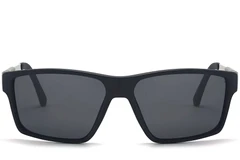 BS2503-0071_Black_Rectangular_Plastic_Sunglasses_front