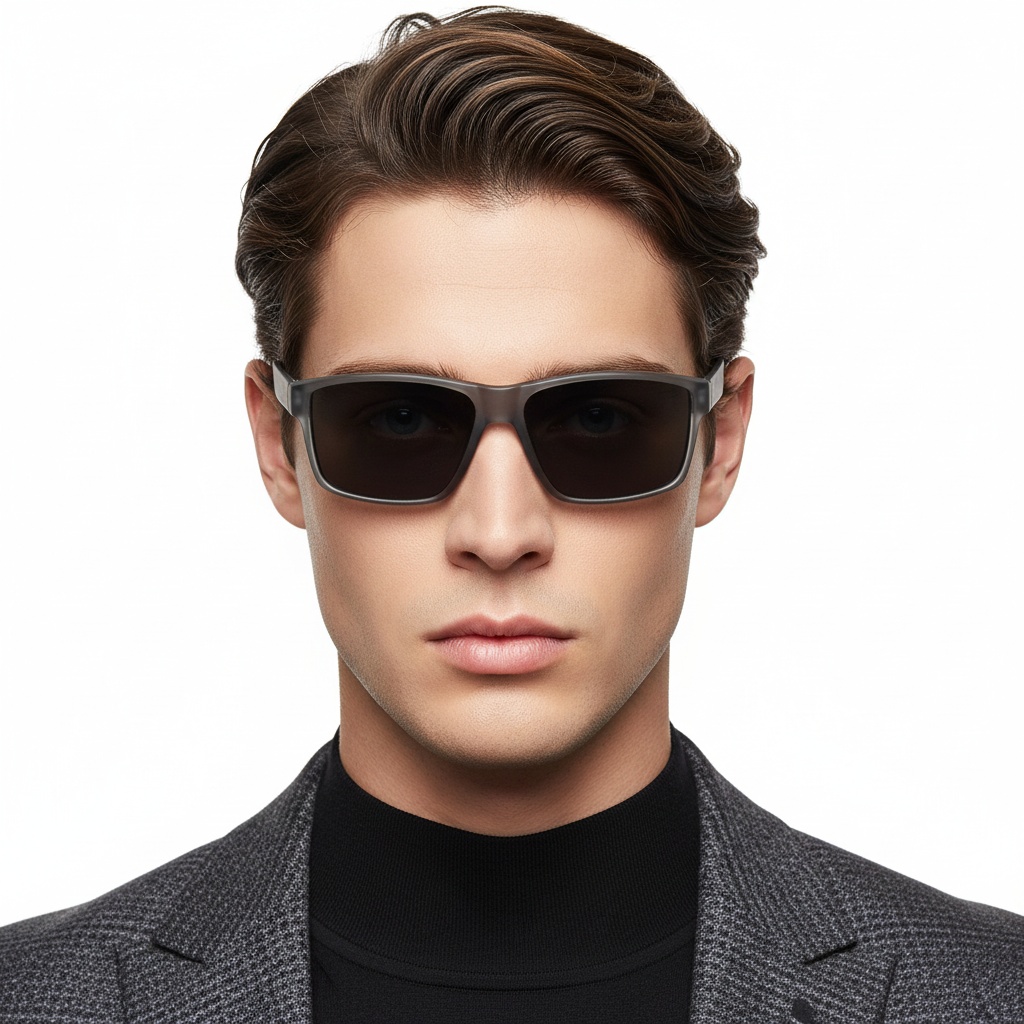 BS2503-0072_Grey_Rectangular_Plastic_Sunglasses_model