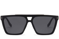 BS2503-0075_Black_Aviator_Plastic_Sunglasses_front