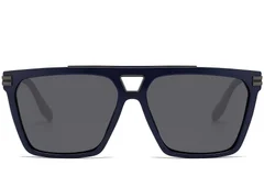 BS2503-0076_Blue_Aviator_Plastic_Sunglasses_front