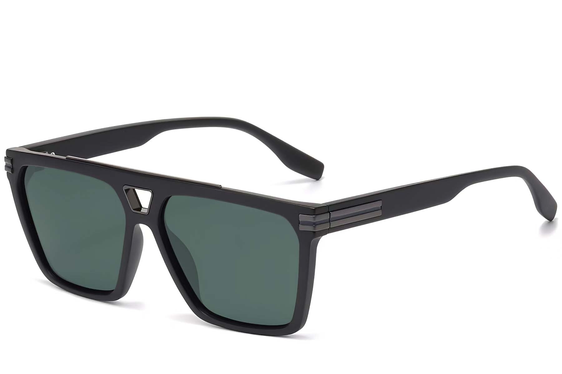 BS2503-0077_Black_Aviator_Plastic_Sunglasses_corner