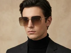 BS2503-0078_Golden_Invisible_Metal_Sunglasses-tryon_male