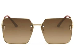 BS2503-0078_Golden_Invisible_Metal_Sunglasses_front