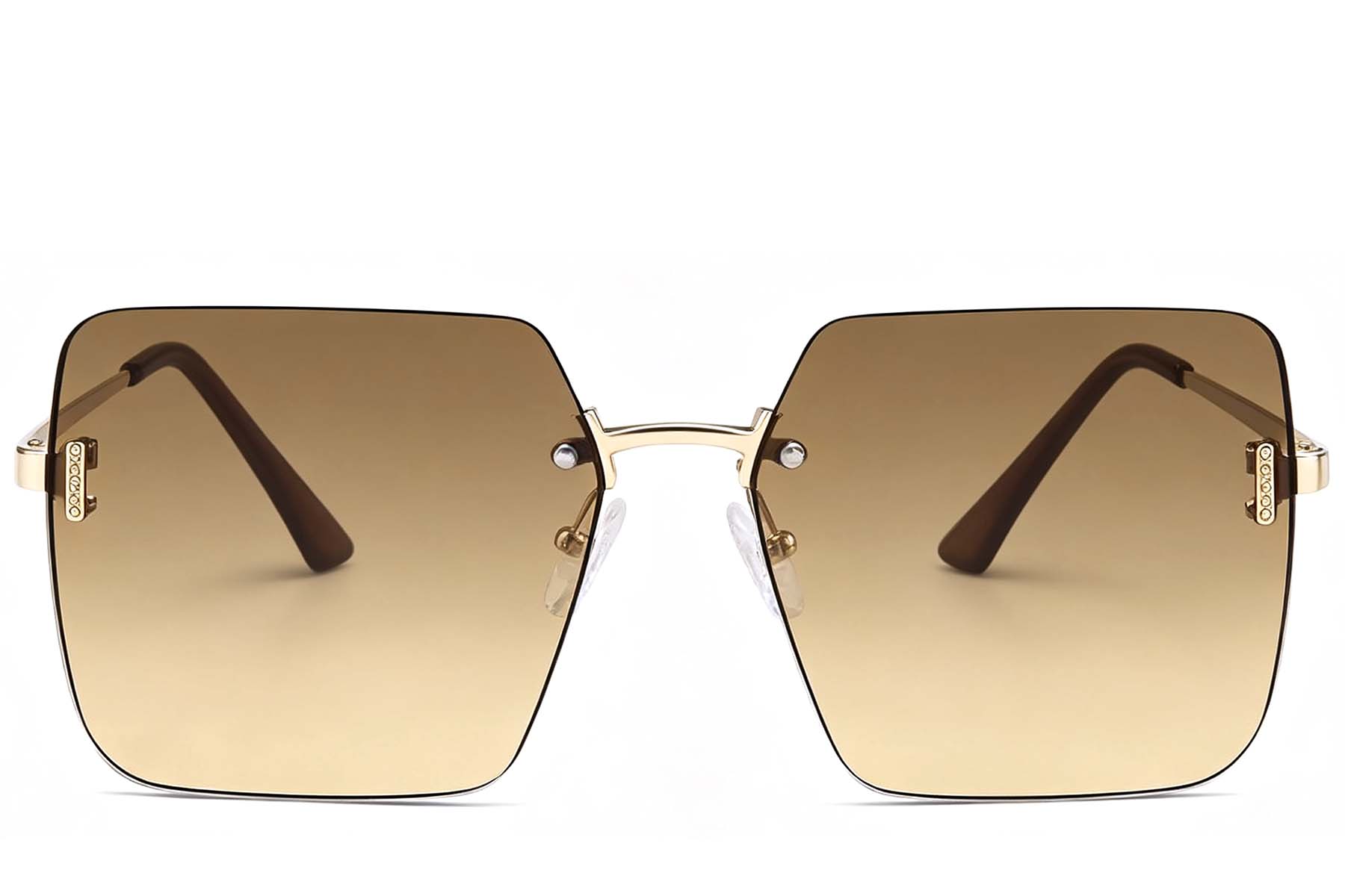 BS2503-0078_Golden_Invisible_Metal_Sunglasses_front