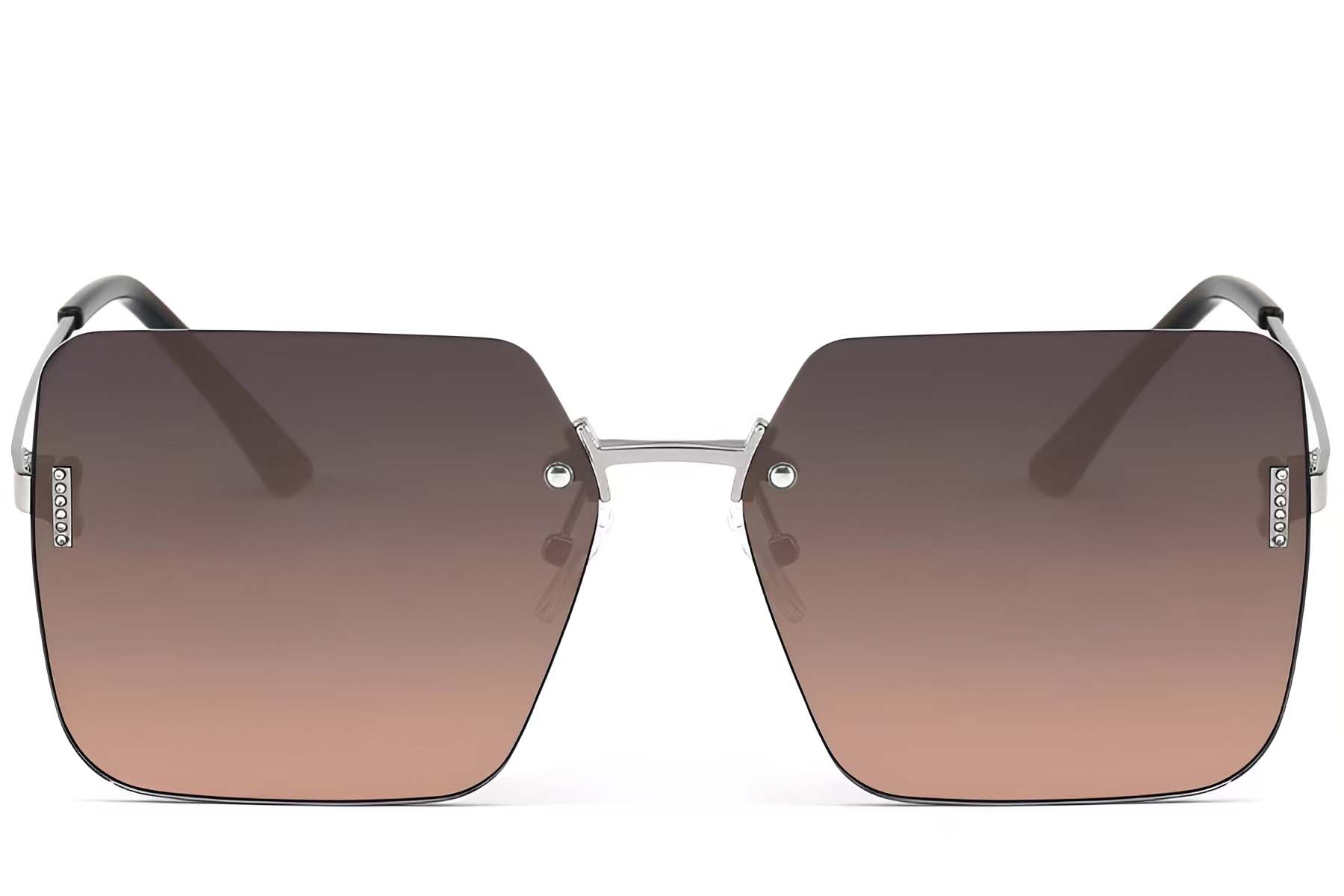 BS2503-0079_Silver_Invisible_Metal_Sunglasses_front