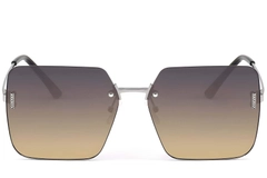 BS2503-0080_Silver_Invisible_Metal_Sunglasses_front