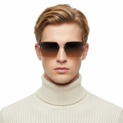 BS2503-0080_Silver_Invisible_Metal_Sunglasses_model