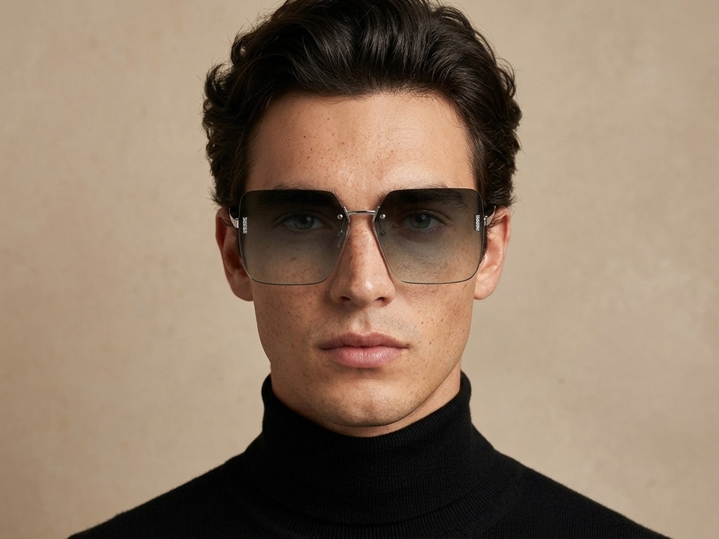 BS2503-0081_Silver_Invisible_Metal_Sunglasses-tryon_male