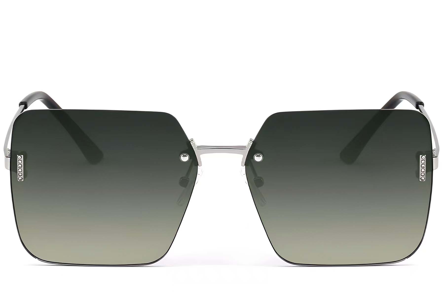 BS2503-0081_Silver_Invisible_Metal_Sunglasses_front