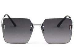 BS2503-0082_Silver_Invisible_Metal_Sunglasses_front
