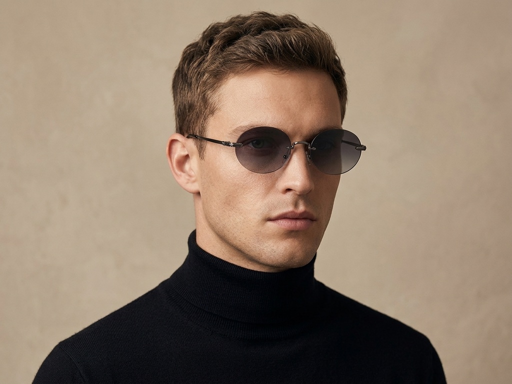 BS2503-0084_Grey_Invisible_Metal_Sunglasses-tryon_male