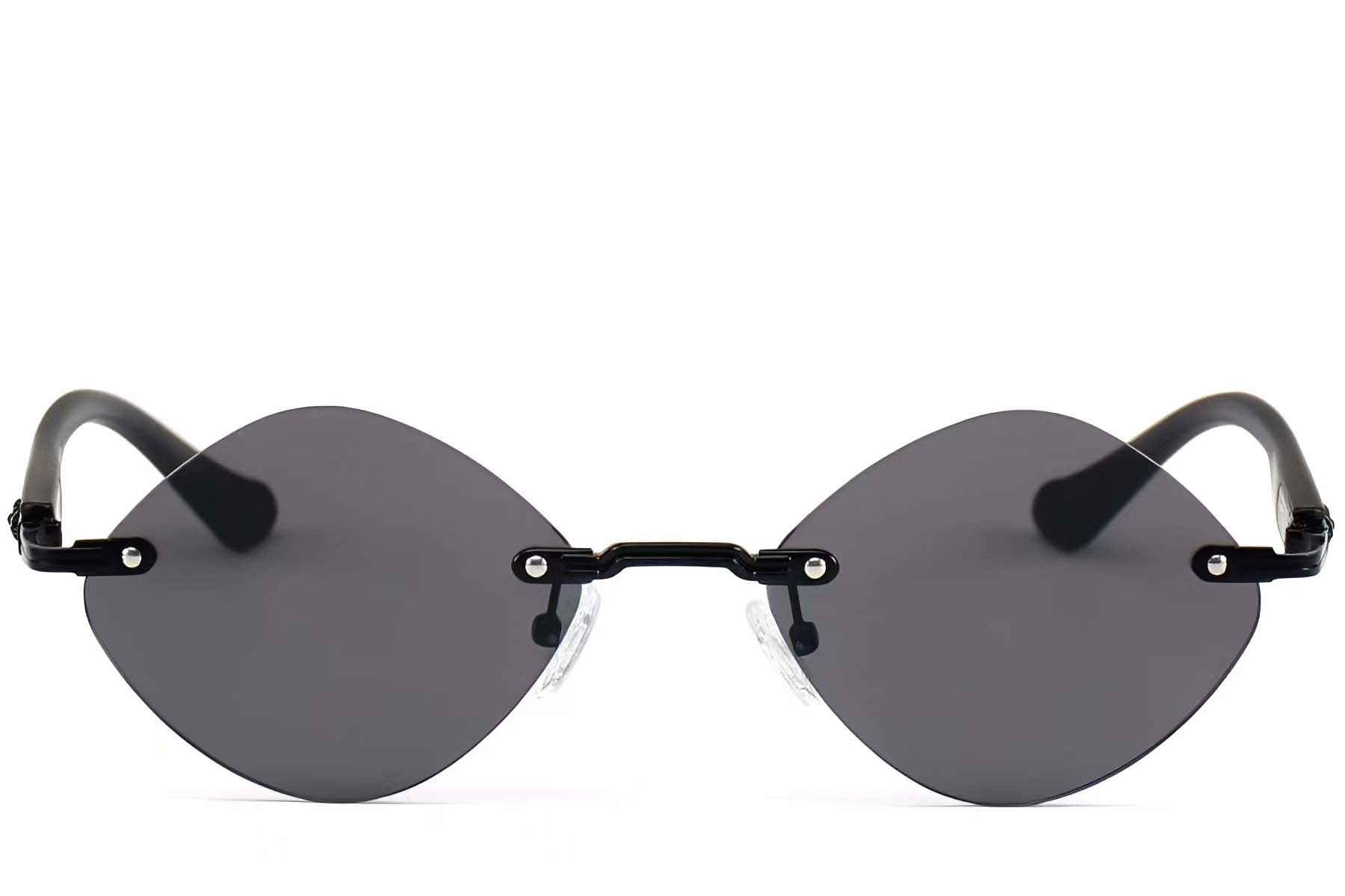 BS2503-0085_Black_Invisible_Metal_Sunglasses_front