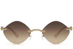 BS2503-0086_Golden_Invisible_Metal_Sunglasses_front