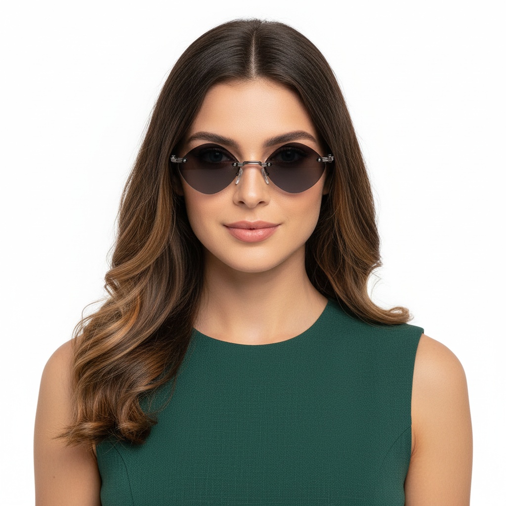 BS2503-0089_Grey_Invisible_Metal_Sunglasses_model
