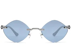 BS2503-0090_Silver_Invisible_Metal_Sunglasses_front