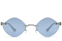 BS2503-0090_Silver_Invisible_Metal_Sunglasses_front