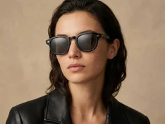 BS2503-0091_Black_Oval_Plastic_Sunglasses-tryon_female