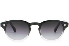 BS2503-0093_Black_Oval_Plastic_Sunglasses_front