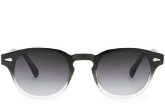 BS2503-0093_Black_Oval_Plastic_Sunglasses_front